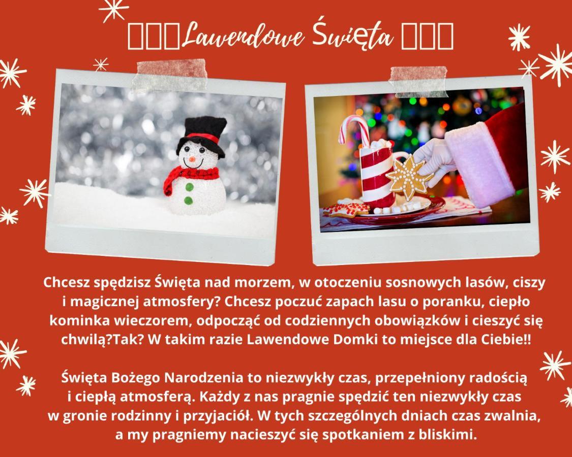 Lawendowe Domki Dziwnówek Kültér fotó